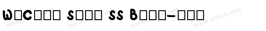 WeChat Sans SS Bold字体转换